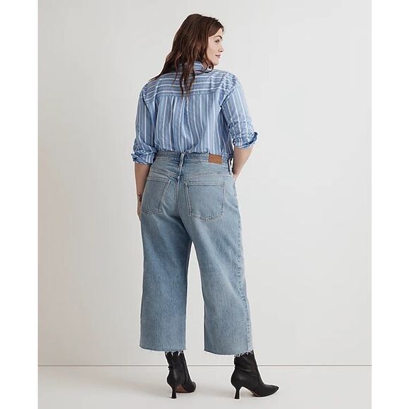 Madewell Perfect Vintage Wide Leg Crop Jean 16 W - Picture 10 of 10
